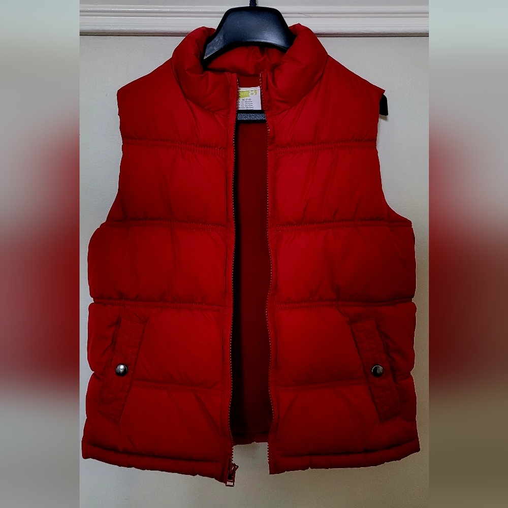 Red Puffer Vest